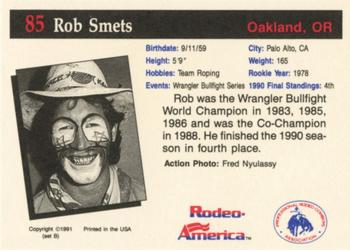 1991 Rodeo America Set B #85 Rob Smets Back